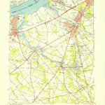 United States Geological Survey Woodbury, NJ-PA (1951, 24000-Scale) digital map