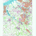 United States Geological Survey Woodbury, NJ-PA (1967, 24000-Scale) digital map