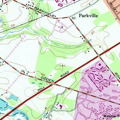 United States Geological Survey Woodbury, NJ-PA (1967, 24000-Scale) digital map