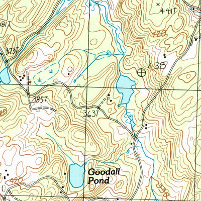 United States Geological Survey Woodbury, VT (1986, 24000-Scale) digital map