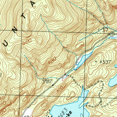 United States Geological Survey Woodbury, VT (1986, 24000-Scale) digital map