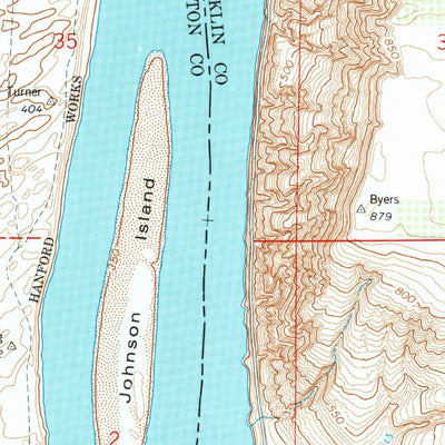 United States Geological Survey Wooded Island, WA (1978, 24000-Scale) digital map