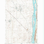 United States Geological Survey Wooded Island, WA (1992, 24000-Scale) digital map