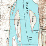 United States Geological Survey Wooded Island, WA (1992, 24000-Scale) digital map