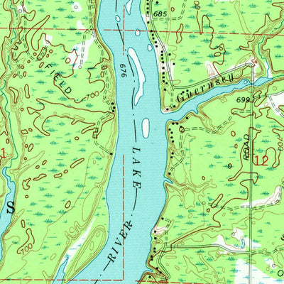 United States Geological Survey Wooden Shoe Village, MI (1969, 24000-Scale) digital map