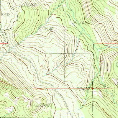 United States Geological Survey Woodenshoe Buttes, UT (1985, 24000-Scale) digital map