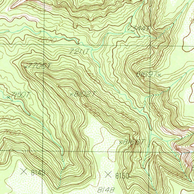 United States Geological Survey Woodenshoe Buttes, UT (1985, 24000-Scale) digital map
