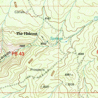 United States Geological Survey Woodenshoe Buttes, UT (2001, 24000-Scale) digital map