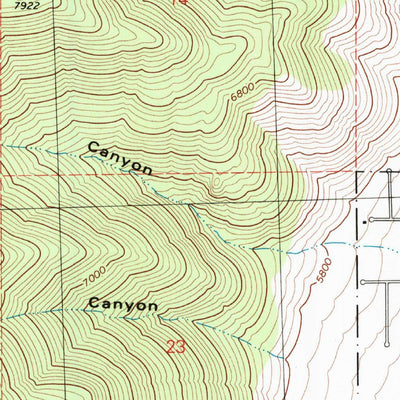 United States Geological Survey Woodfords, CA-NV (1979, 24000-Scale) digital map