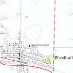 United States Geological Survey Woodhull, IL (1953, 24000-Scale) digital map