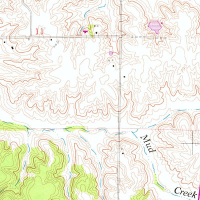 United States Geological Survey Woodhull, IL (1953, 24000-Scale) digital map