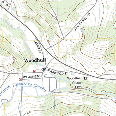 United States Geological Survey Woodhull, NY (2023, 24000-Scale) digital map