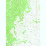 United States Geological Survey Woodhurst Mountain, MT (1970, 24000-Scale) digital map
