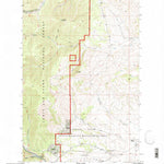 United States Geological Survey Woodhurst Mountain, MT (1995, 24000-Scale) digital map