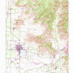 United States Geological Survey Woodlake, CA (1952, 24000-Scale) digital map