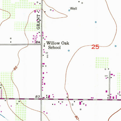 United States Geological Survey Woodland, CA (1952, 24000-Scale) digital map