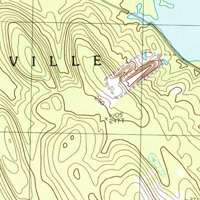 United States Geological Survey Woodland, ME (1987, 24000-Scale) digital map