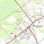 United States Geological Survey Woodland, NC (1977, 24000-Scale) digital map