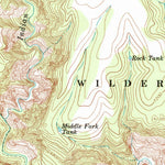 United States Geological Survey Woodland Park, NM (1965, 24000-Scale) digital map