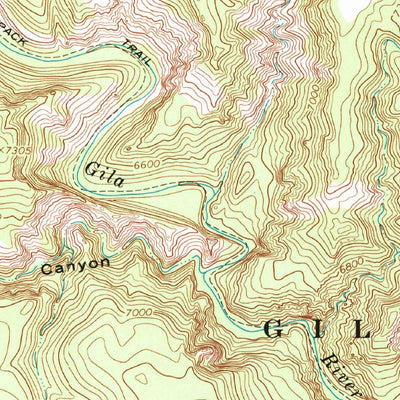 United States Geological Survey Woodland Park, NM (1965, 24000-Scale) digital map