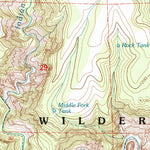 United States Geological Survey Woodland Park, NM (1999, 24000-Scale) digital map