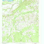 United States Geological Survey Woodland, TX-OK (1951, 24000-Scale) digital map