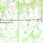 United States Geological Survey Woodland, TX-OK (1951, 24000-Scale) digital map
