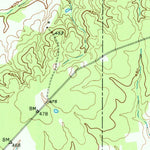 United States Geological Survey Woodland, TX-OK (1951, 24000-Scale) digital map