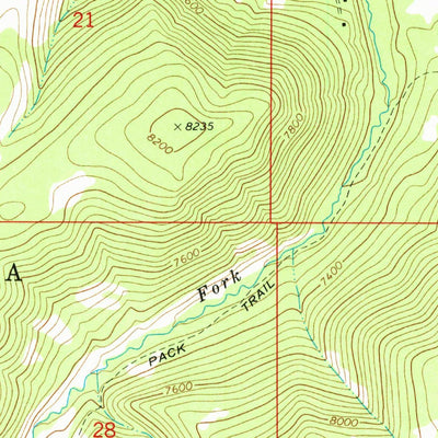 United States Geological Survey Woodland, UT (1972, 24000-Scale) digital map