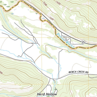 United States Geological Survey Woodland, UT (2020, 24000-Scale) digital map