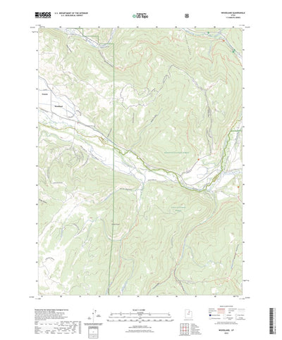 United States Geological Survey Woodland, UT (2023, 24000-Scale) digital map