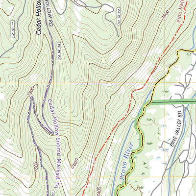 United States Geological Survey Woodland, UT (2023, 24000-Scale) digital map