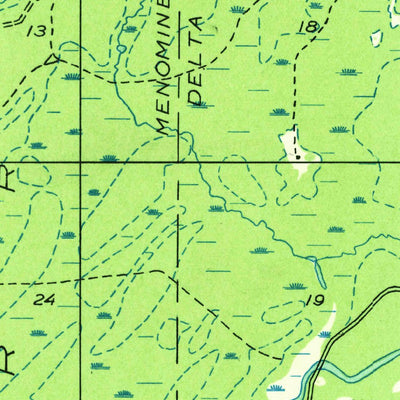 United States Geological Survey Woodlawn, MI (1932, 31680-Scale) digital map