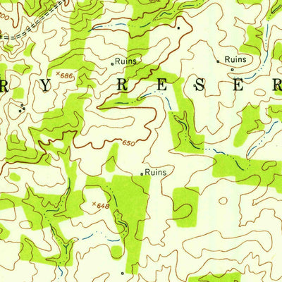 United States Geological Survey Woodlawn, TN (1951, 24000-Scale) digital map