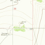 United States Geological Survey Woodley Flat, NM (1973, 24000-Scale) digital map