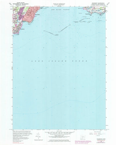 United States Geological Survey Woodmont, CT (1960, 24000-Scale) digital map