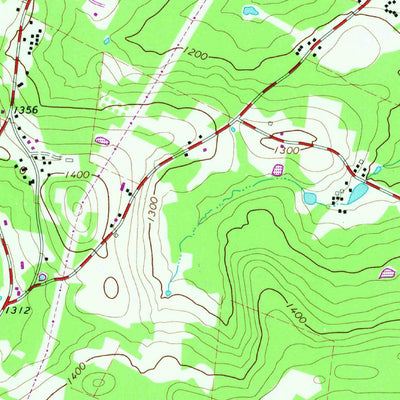 United States Geological Survey Woodridge, NY (1966, 24000-Scale) digital map