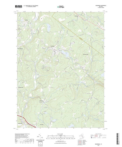 United States Geological Survey Woodridge, NY (2023, 24000-Scale) digital map