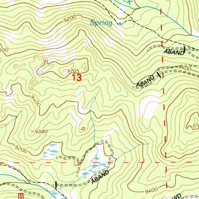 United States Geological Survey Woodrock, WY (1993, 24000-Scale) digital map