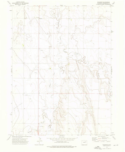 United States Geological Survey Woodrow, CO (1973, 24000-Scale) digital map