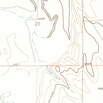 United States Geological Survey Woodrow, CO (1973, 24000-Scale) digital map