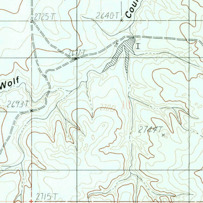 United States Geological Survey Woodrow, MT (1983, 24000-Scale) digital map