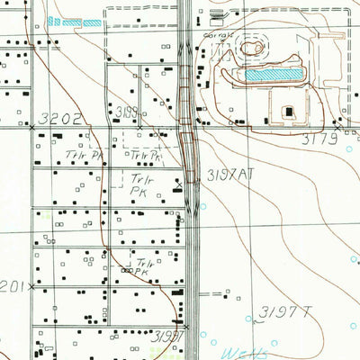 United States Geological Survey Woodrow, TX (1985, 24000-Scale) digital map
