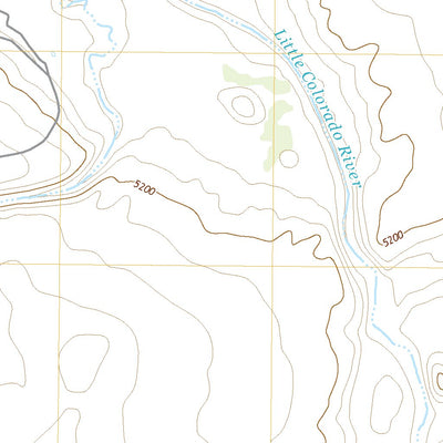 United States Geological Survey Woodruff, AZ (2021, 24000-Scale) digital map