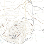 United States Geological Survey Woodruff, AZ (2021, 24000-Scale) digital map