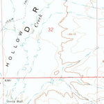 United States Geological Survey Woodruff Narrows, WY-UT (1968, 24000-Scale) digital map