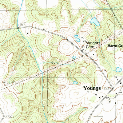 United States Geological Survey Woodruff, SC (1983, 24000-Scale) digital map
