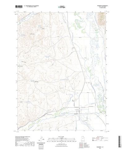 United States Geological Survey Woodruff, UT (2023, 24000-Scale) digital map