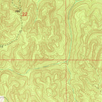 United States Geological Survey Woods Bluff, AL (1972, 24000-Scale) digital map