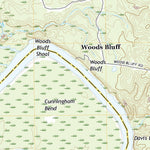 United States Geological Survey Woods Bluff, AL (2020, 24000-Scale) digital map